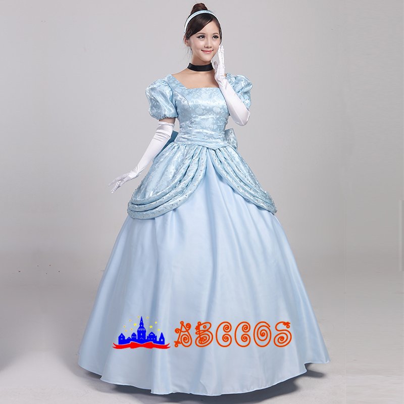 Disney Cinderella Ella princess dress cosplay costume Disney Cinderella Ella princess dress cosplay costume