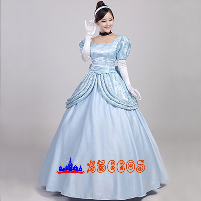 Disney Cinderella Ella princess dress cosplay costume Disney Cinderella Ella princess dress cosplay costume