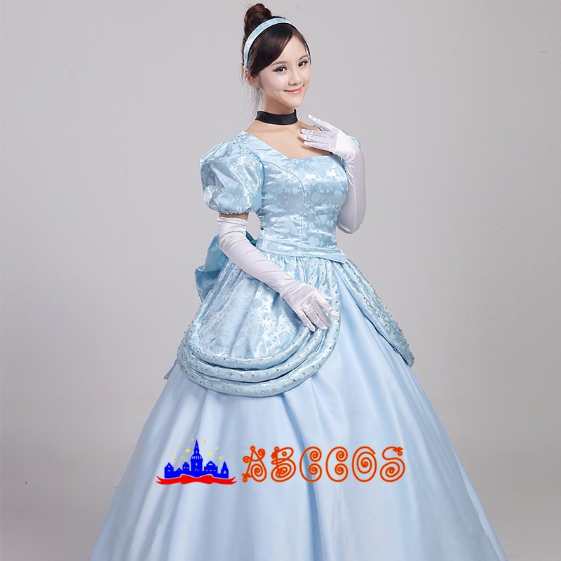 Disney Cinderella Ella princess dress cosplay costume Disney Cinderella Ella princess dress cosplay costume