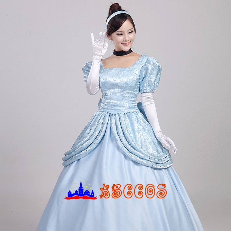 Disney Cinderella Ella princess dress cosplay costume Disney Cinderella Ella princess dress cosplay costume