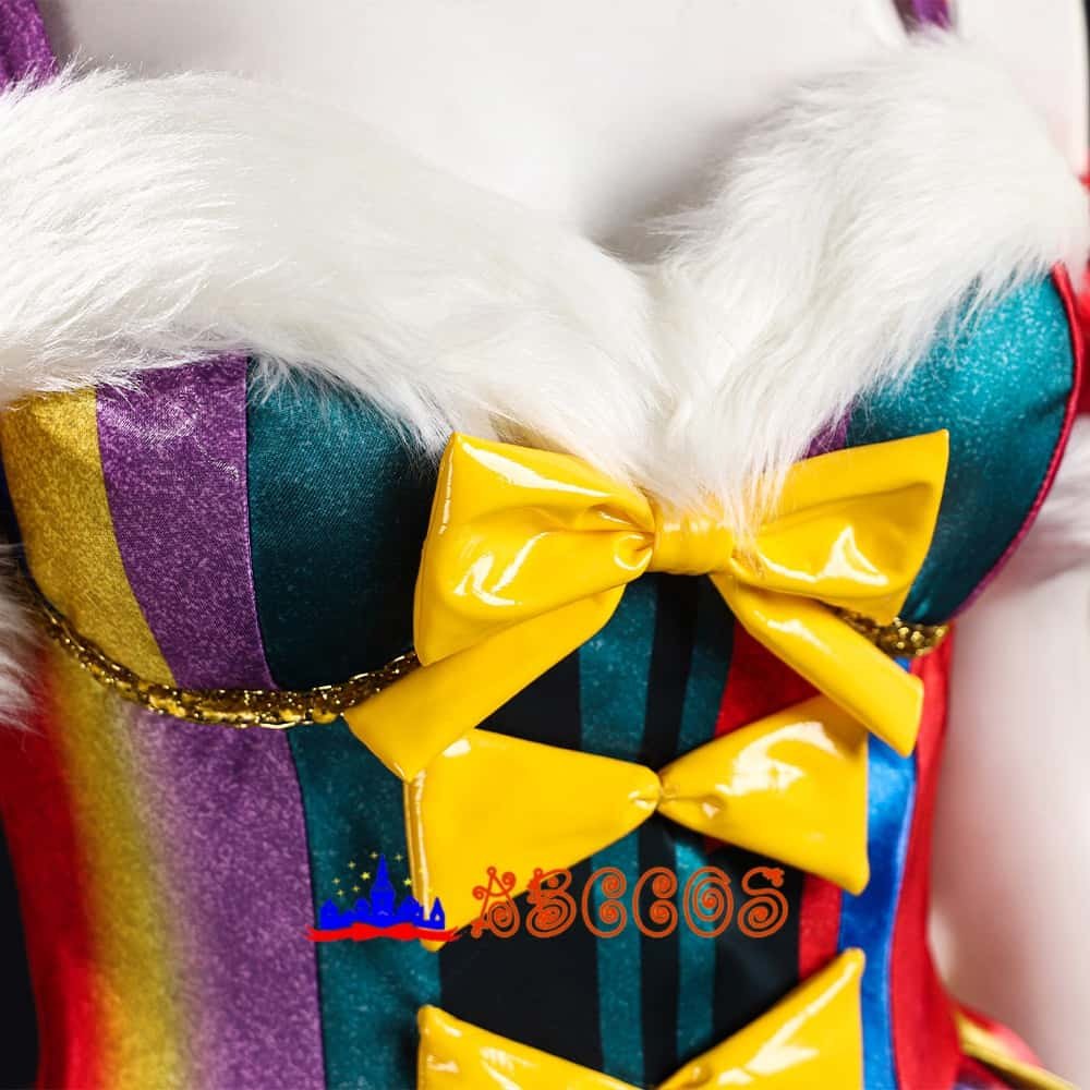 Original Christmas Star Shine Dress Christmas Dress Colorful Strap Skirt cosplay costume-ABCcosplay Original Christmas Star Shine Dress Christmas Dress Colorful Strap Skirt cosplay costume-ABCcosplay