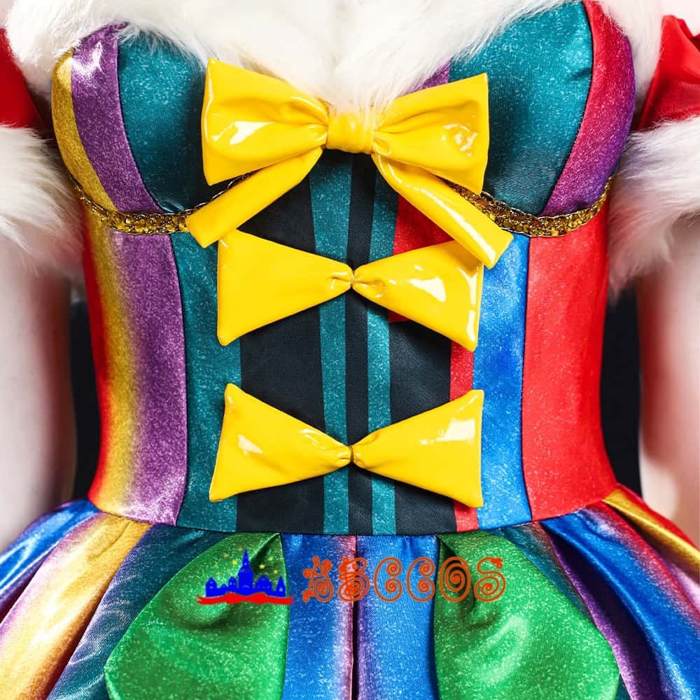 Original Christmas Star Shine Dress Christmas Dress Colorful Strap Skirt cosplay costume-ABCcosplay Original Christmas Star Shine Dress Christmas Dress Colorful Strap Skirt cosplay costume-ABCcosplay