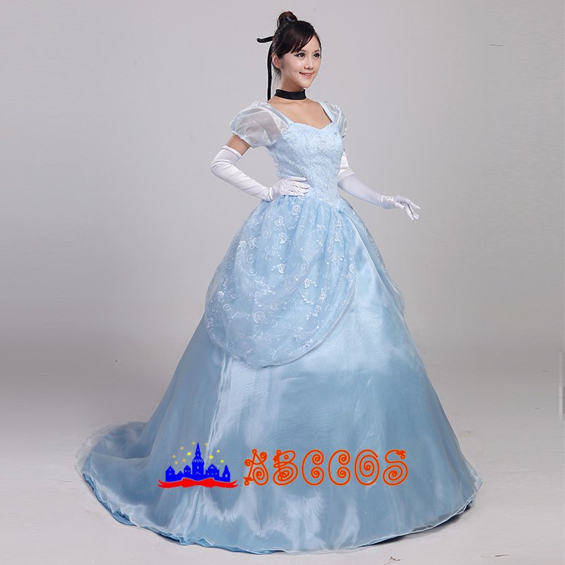 Disney Cinderella Ella princess dress cosplay costume Disney Cinderella Ella princess dress cosplay costume