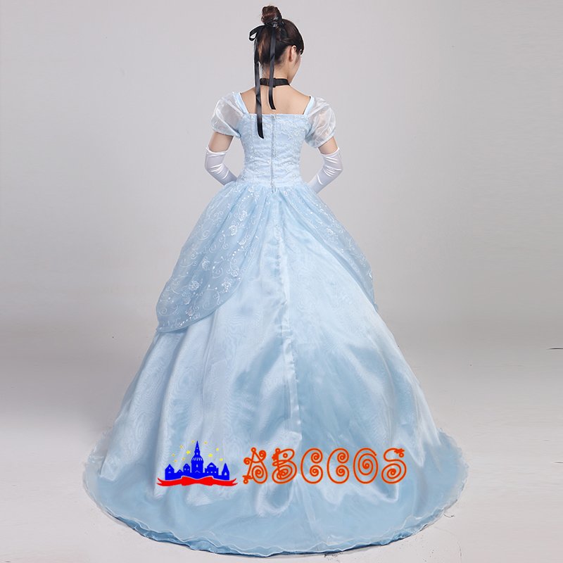 Disney Cinderella Ella princess dress cosplay costume Disney Cinderella Ella princess dress cosplay costume