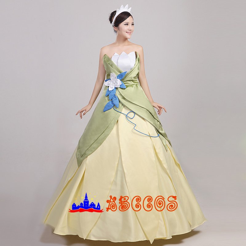 Disney The Princess and the Frog Tiana cosplay costume Disney The Princess and the Frog Tiana cosplay costume
