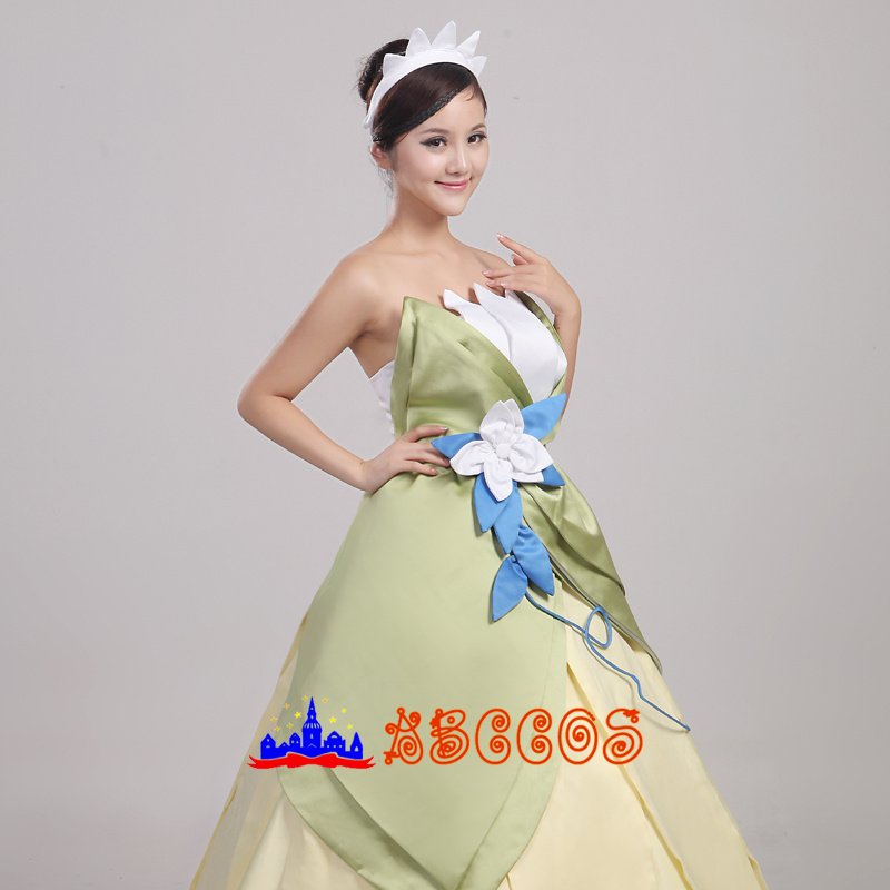 Disney The Princess and the Frog Tiana cosplay costume Disney The Princess and the Frog Tiana cosplay costume