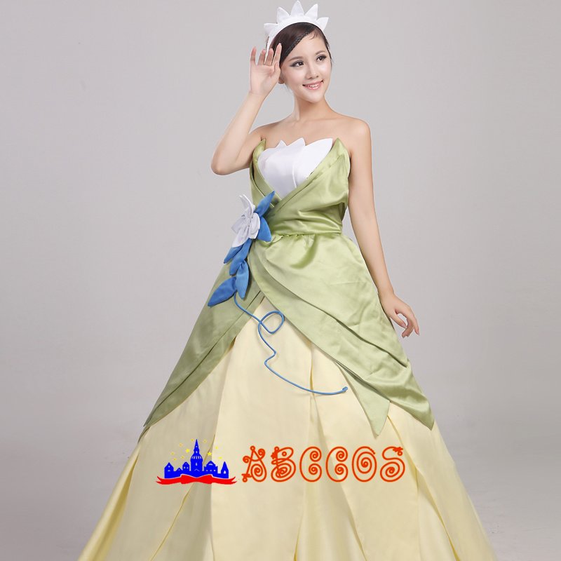 Disney The Princess and the Frog Tiana cosplay costume Disney The Princess and the Frog Tiana cosplay costume