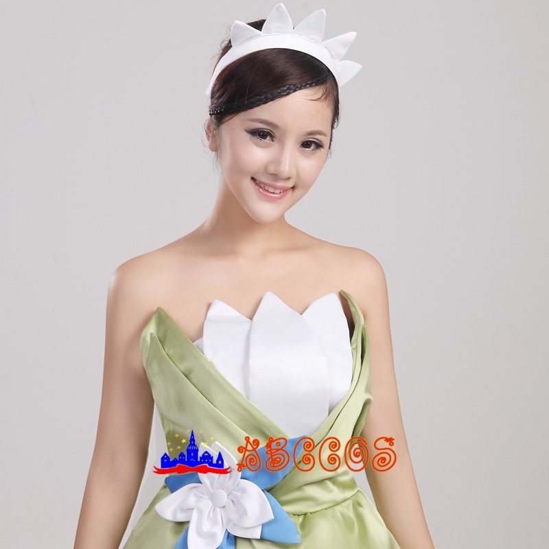 Disney The Princess and the Frog Tiana cosplay costume Disney The Princess and the Frog Tiana cosplay costume