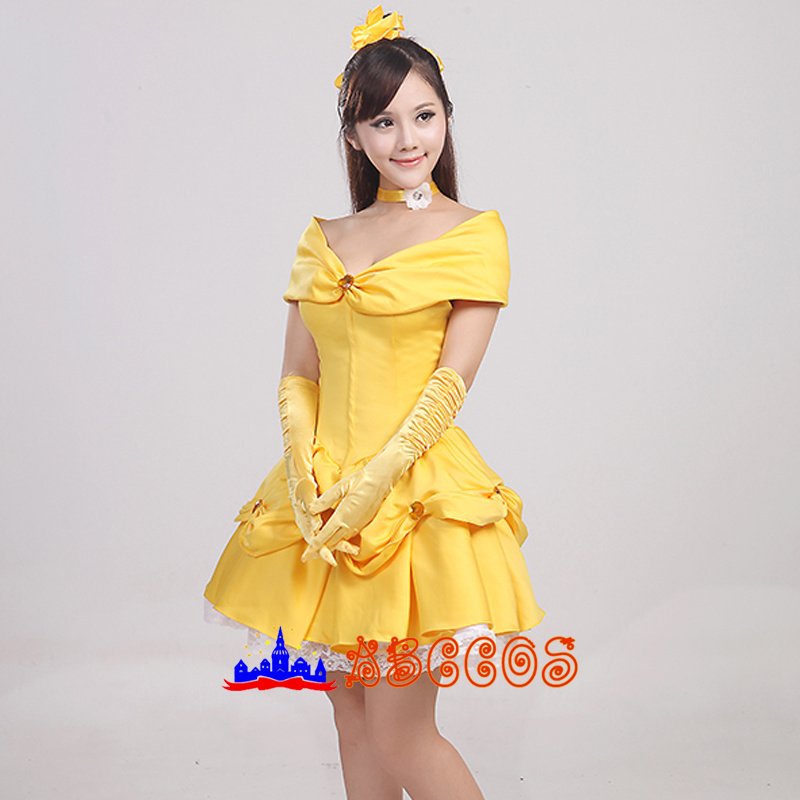 Disney Beauty and the Beast Belle cosplay costume