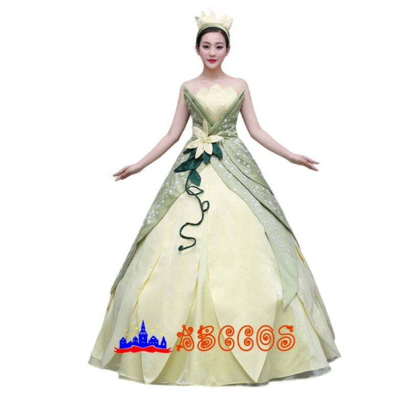 Disney The Princess and the Frog Tiana cosplay costume Disney The Princess and the Frog Tiana cosplay costume