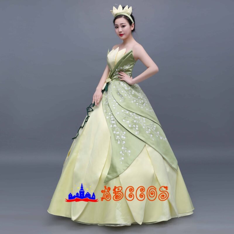 Disney The Princess and the Frog Tiana cosplay costume Disney The Princess and the Frog Tiana cosplay costume