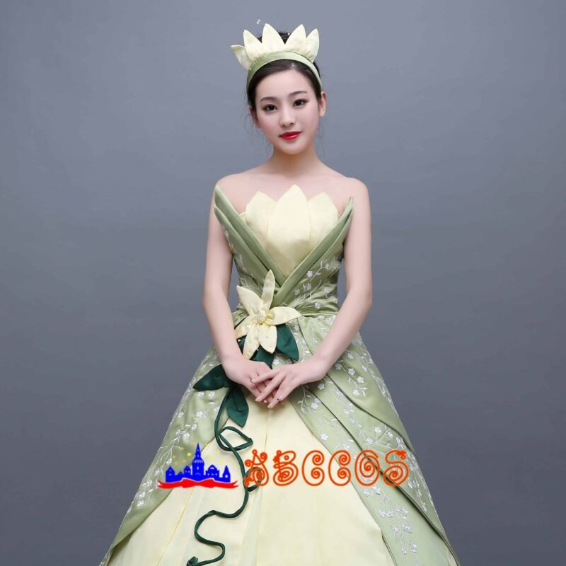 Disney The Princess and the Frog Tiana cosplay costume Disney The Princess and the Frog Tiana cosplay costume