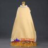 Disney Beauty and the Beast Belle yellow princess dress cosplay costume