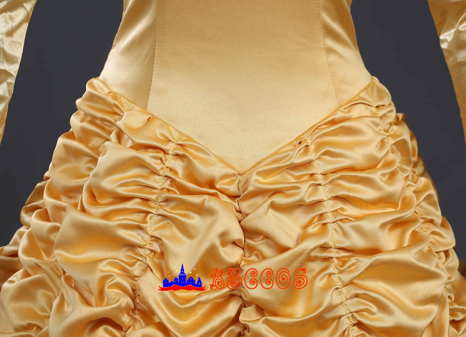 Disney Beauty and the Beast Belle yellow princess dress cosplay costume-ABCcosplay Disney Beauty and the Beast Belle yellow princess dress cosplay costume-ABCcosplay