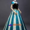 Frozen Princess Anna Printed style cosplay costume