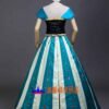 Frozen Princess Anna Printed style cosplay costume