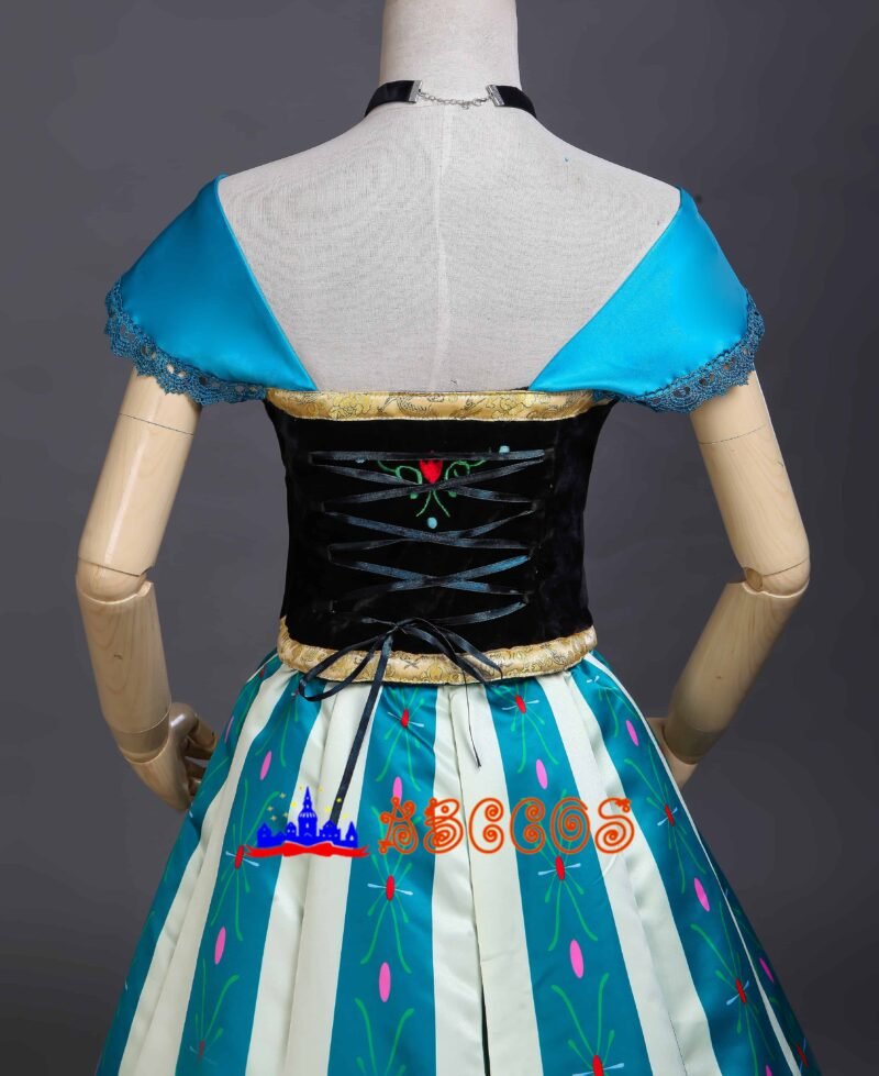 Frozen Princess Anna Printed style cosplay costume