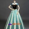 Frozen Princess Anna Embroidered style cosplay costume Frozen Princess Anna Embroidered style cosplay costume