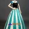 Frozen Princess Anna Embroidered style cosplay costume Frozen Princess Anna Embroidered style cosplay costume