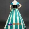 Frozen Princess Anna Embroidered style cosplay costume Frozen Princess Anna Embroidered style cosplay costume