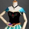 Frozen Princess Anna Embroidered style cosplay costume Frozen Princess Anna Embroidered style cosplay costume