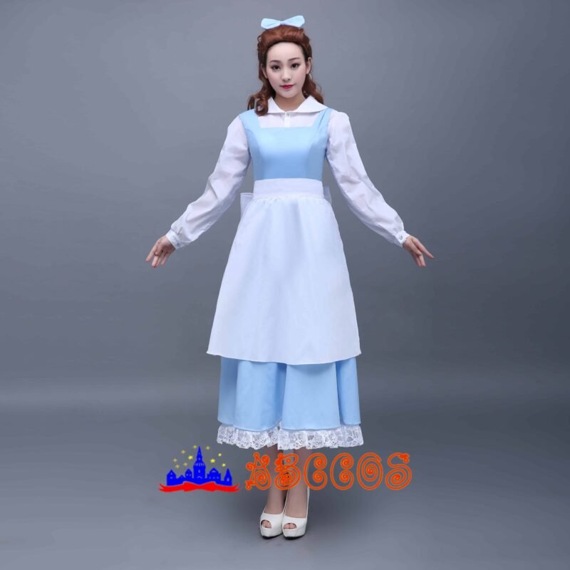 Disney Beauty and the Beast Belle maid costume cosplay costume