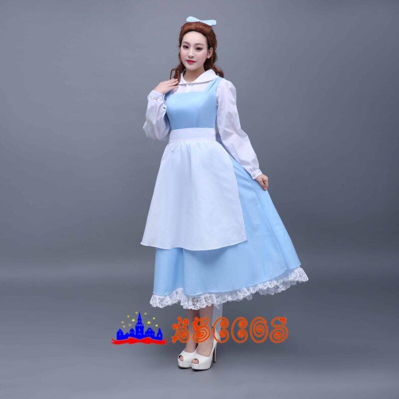Disney Beauty and the Beast Belle maid costume cosplay costume