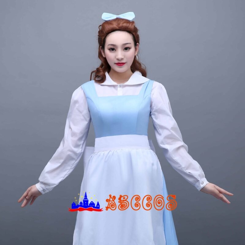 Disney Beauty and the Beast Belle maid costume cosplay costume