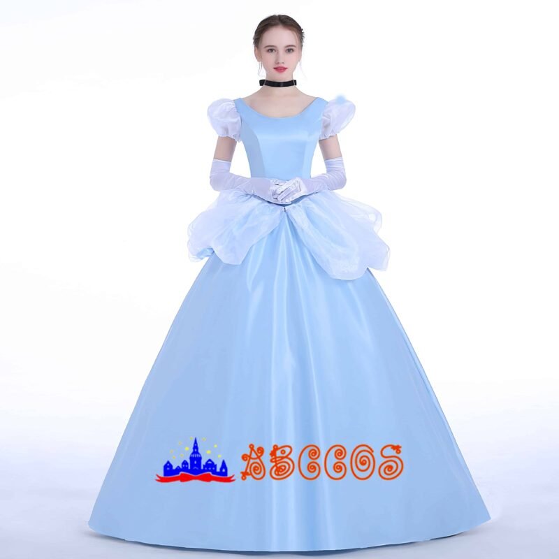 Disney Cinderella Ella princess dress cosplay costume
