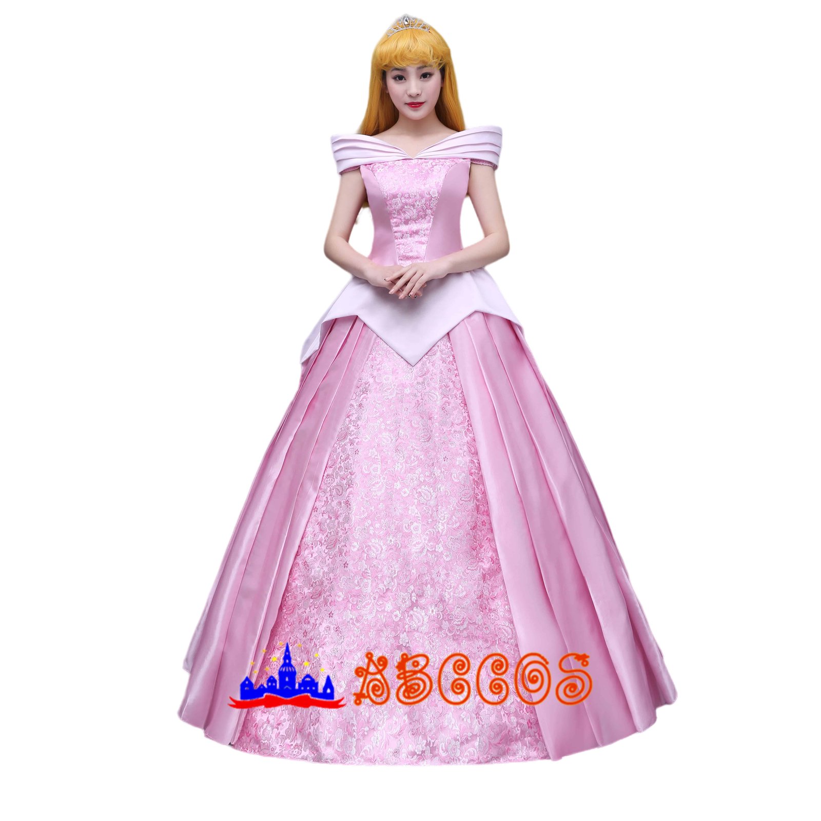 Sleeping Beauty Princess Cosplay Girls Dress Carnival Sequin Party Dress Birthday Wedding Prom Gown