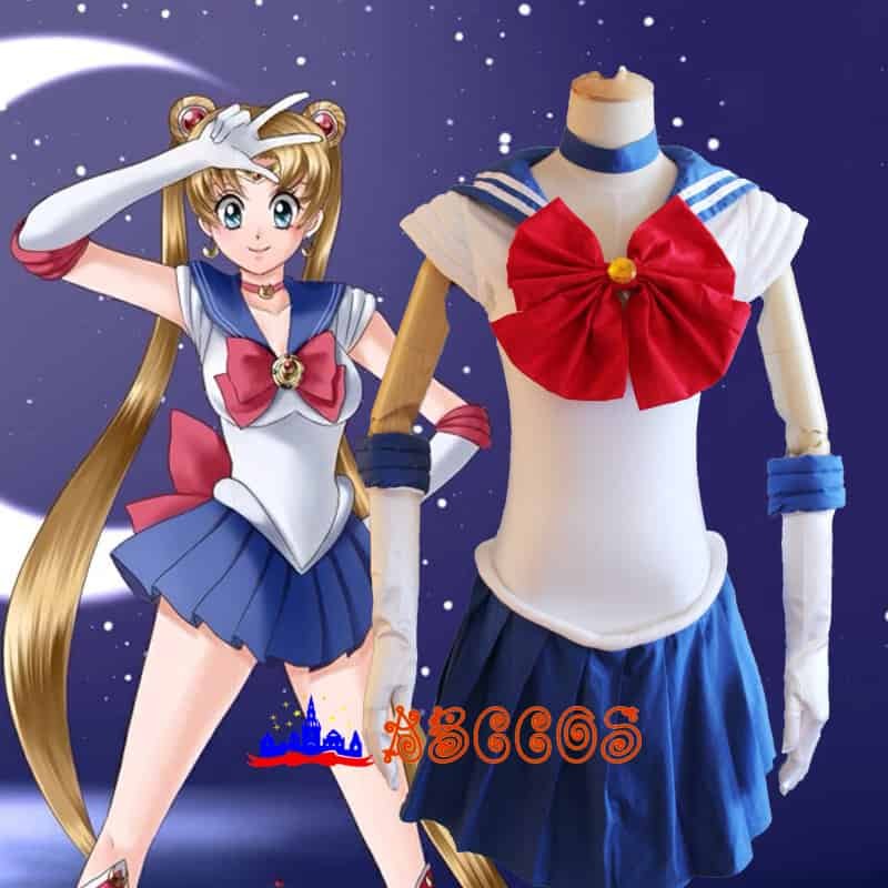 Sailor Moon Tsukino Usagi/Sailor Moon/New Queen Serenity cosplay costume