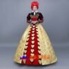 Alice's Adventures in Wonderland /Alice in Wonderland Red Queen /The Queen of Hearts cosplay costume