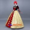 Alice's Adventures in Wonderland /Alice in Wonderland Red Queen /The Queen of Hearts cosplay costume