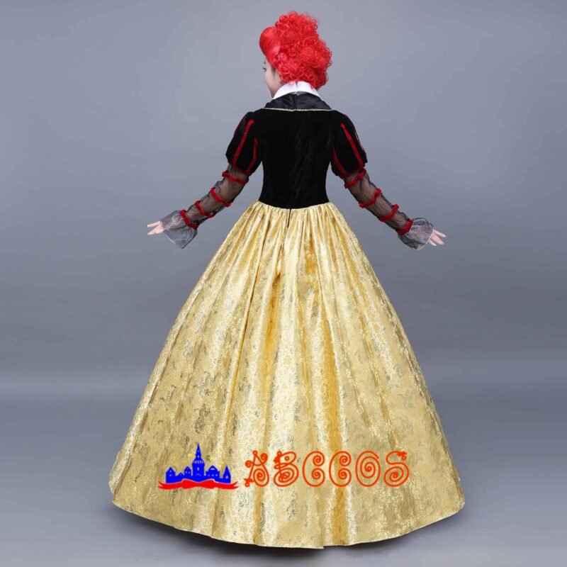 Alice's Adventures in Wonderland /Alice in Wonderland Red Queen /The Queen of Hearts cosplay costume