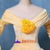 Disney Beauty and the Beast Belle yellow princess dress cosplay costume