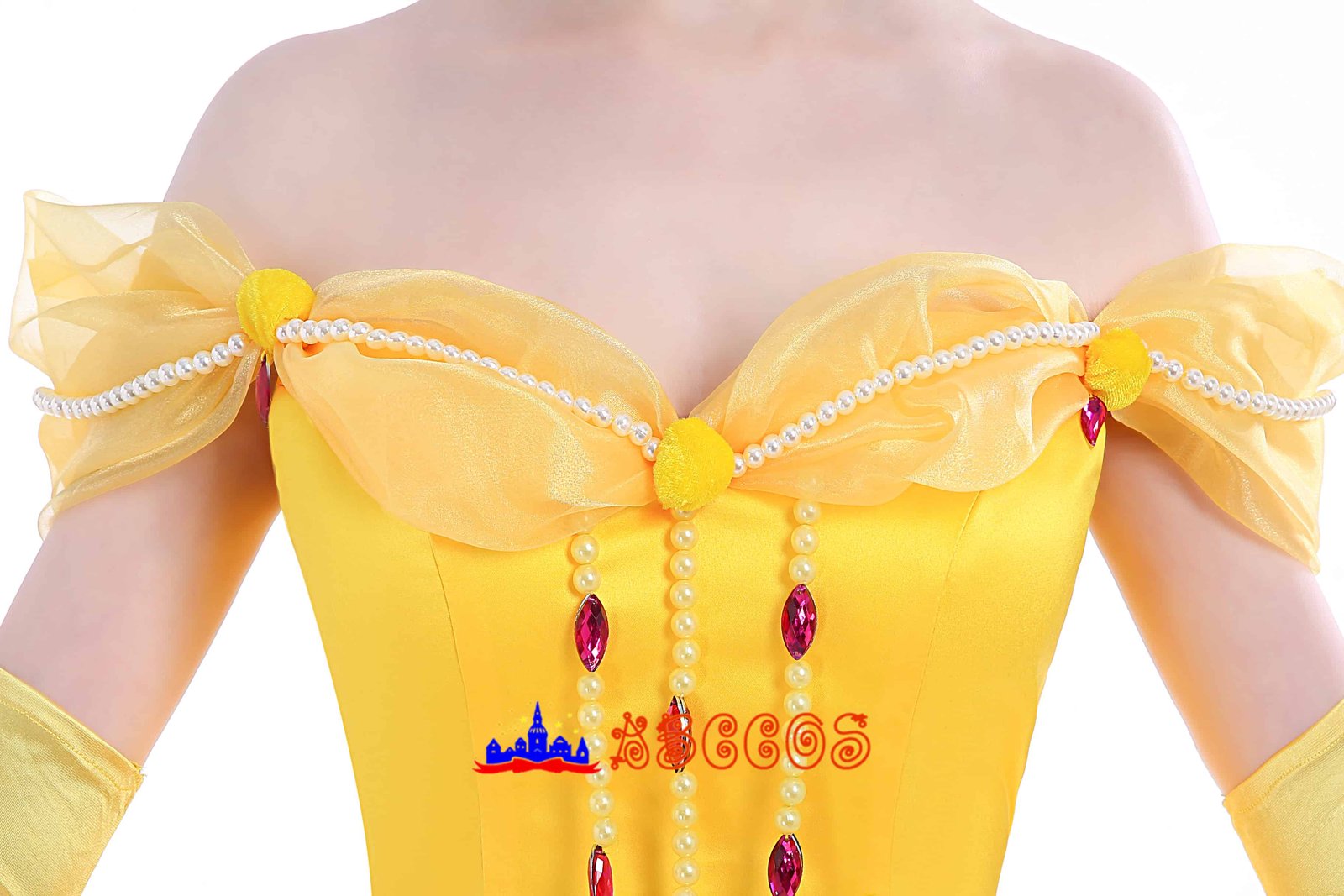 Disney Beauty and the Beast Belle yellow princess dress cosplay costume-ABCcosplay Disney Beauty and the Beast Belle yellow princess dress cosplay costume-ABCcosplay