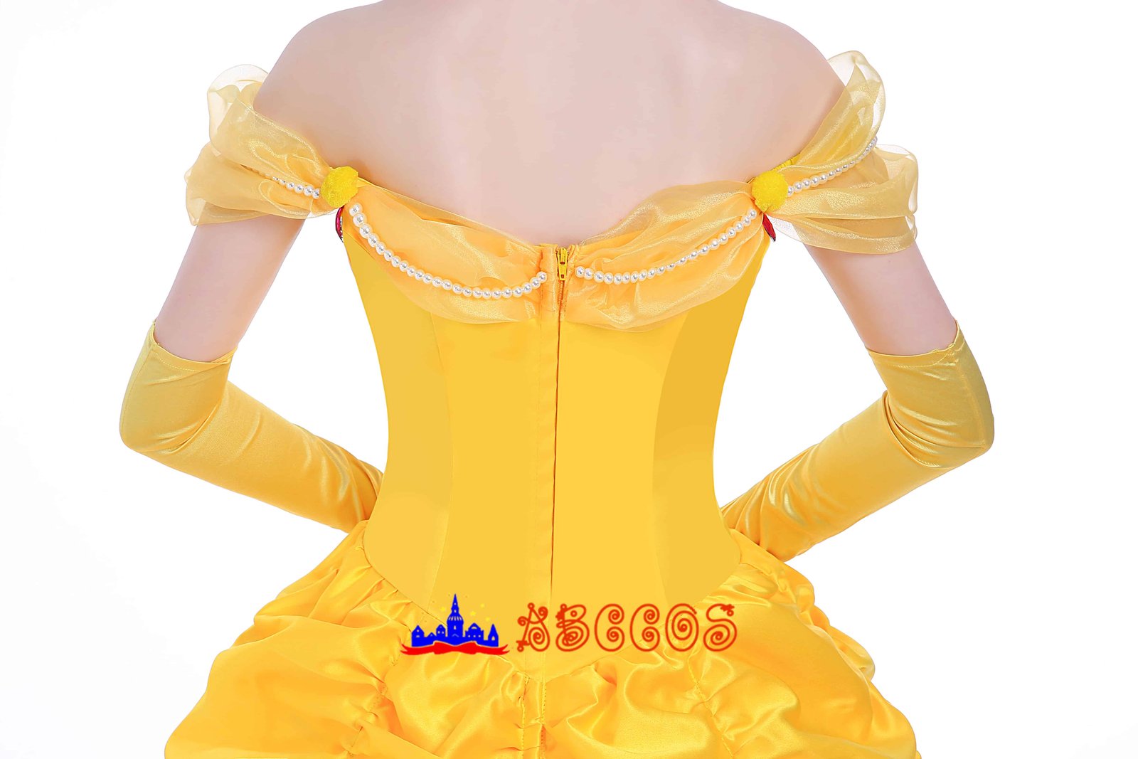 Disney Beauty and the Beast Belle yellow princess dress cosplay costume-ABCcosplay Disney Beauty and the Beast Belle yellow princess dress cosplay costume-ABCcosplay