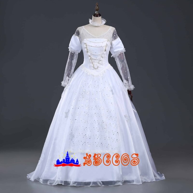 Alice's Adventures in Wonderland /Alice in Wonderland The White Queen/Mirana cosplay costume Alice's Adventures in Wonderland /Alice in Wonderland The White Queen/Mirana cosplay costume