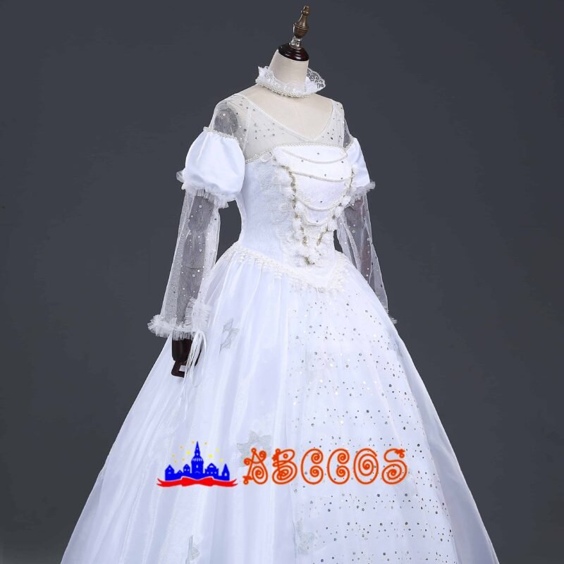 Alice's Adventures in Wonderland /Alice in Wonderland The White Queen/Mirana cosplay costume Alice's Adventures in Wonderland /Alice in Wonderland The White Queen/Mirana cosplay costume
