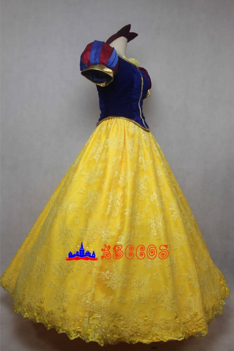 Disney Snow White and the Seven Dwarfs snow white princess dress cosplay costume
