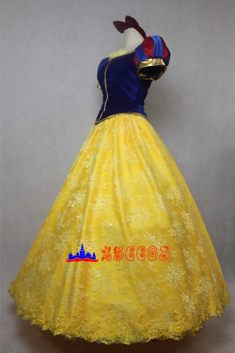 Disney Snow White and the Seven Dwarfs snow white princess dress cosplay costume