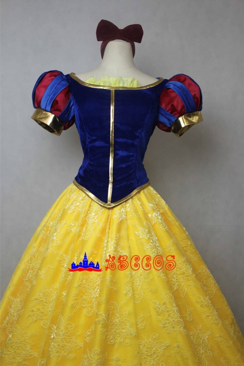Disney Snow White and the Seven Dwarfs snow white princess dress cosplay costume