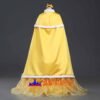 Disney Beauty and the Beast Belle yellow princess dress cosplay costume