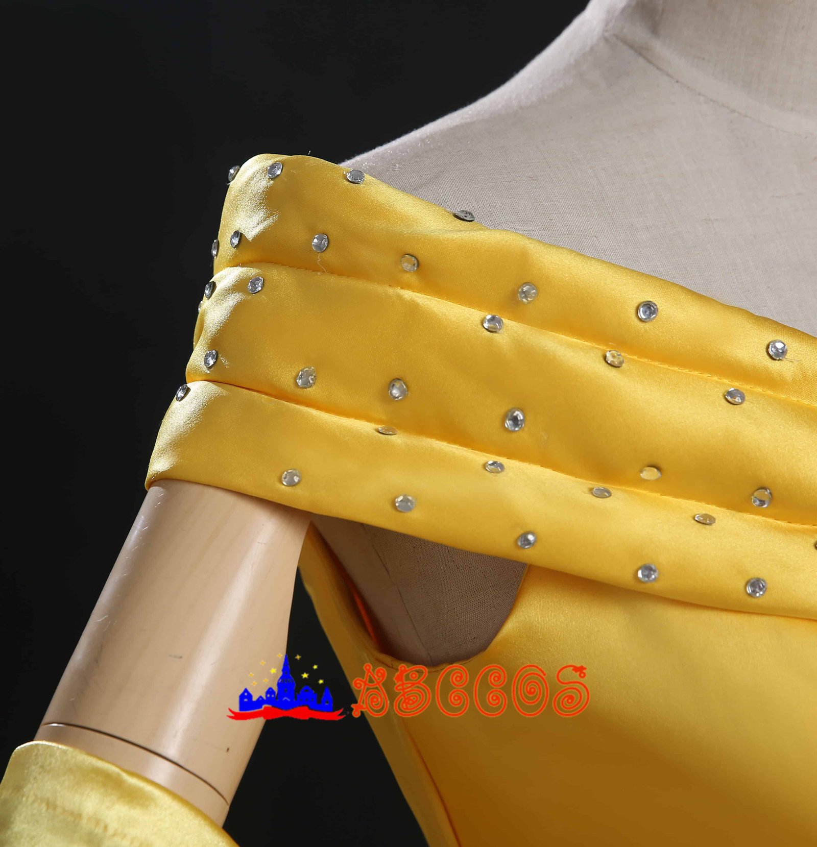 Disney Beauty and the Beast Belle yellow princess dress cosplay costume-ABCcosplay Disney Beauty and the Beast Belle yellow princess dress cosplay costume-ABCcosplay