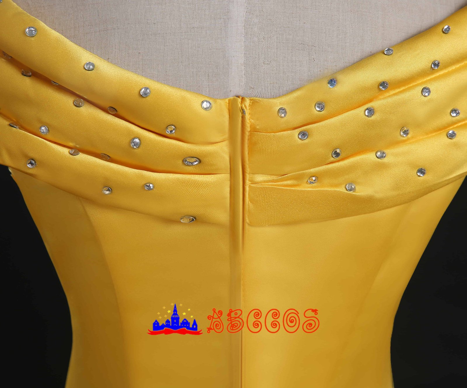 Disney Beauty and the Beast Belle yellow princess dress cosplay costume-ABCcosplay Disney Beauty and the Beast Belle yellow princess dress cosplay costume-ABCcosplay