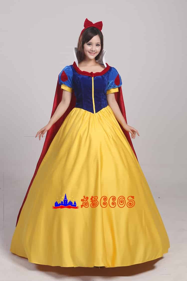 Disney Snow White and the Seven Dwarfs snow white princess dress cosplay costume