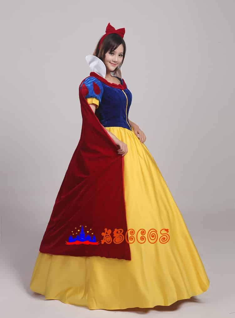 Disney Snow White and the Seven Dwarfs snow white princess dress cosplay costume