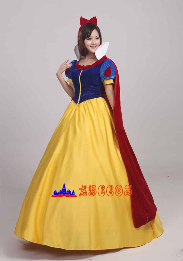 Disney Snow White and the Seven Dwarfs snow white princess dress cosplay costume