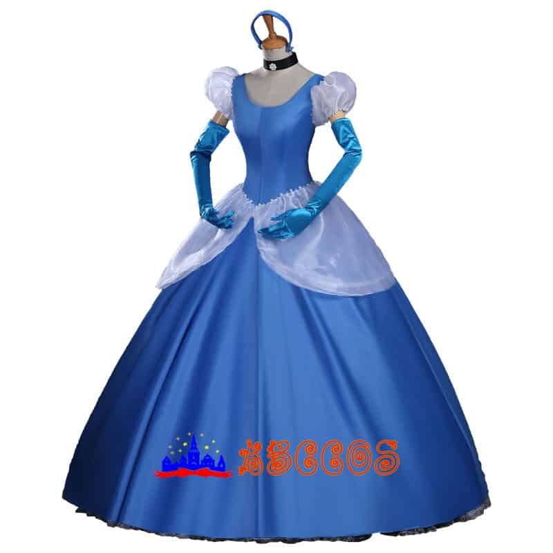 Disney Cinderella Ella princess dress cosplay costume