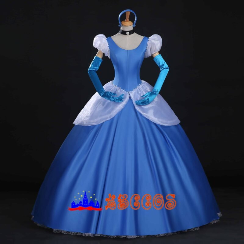 Disney Cinderella Ella princess dress cosplay costume